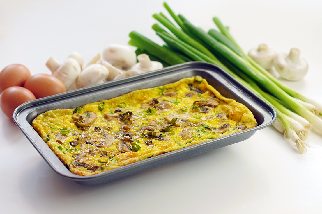 Spanische Frittata mit Pilzen